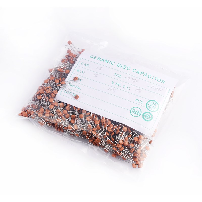 瓷片电容 3.3PF  50V 磁片电容 瓷介电容(一包1000只)SWV