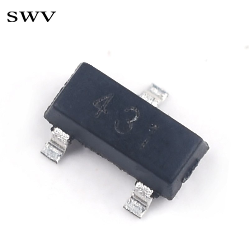 TL431 431A稳压三极管 TO-92直插 SOT-23贴片SOT89-3(20只)