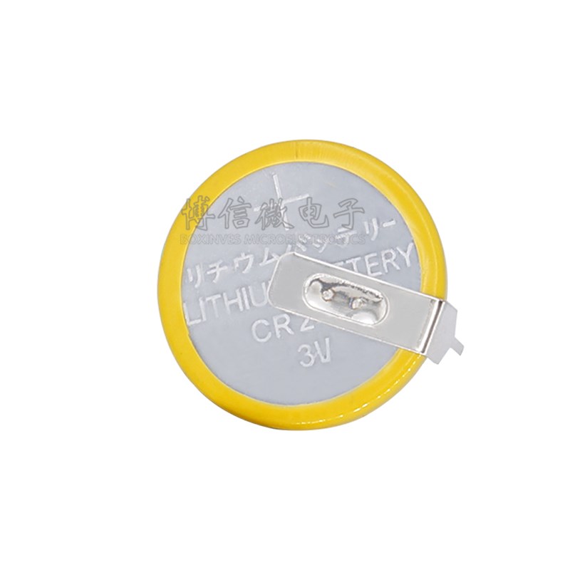 带脚  CR2032 带焊脚 3V纽扣电池 钮扣电池 200Am 一包125个
