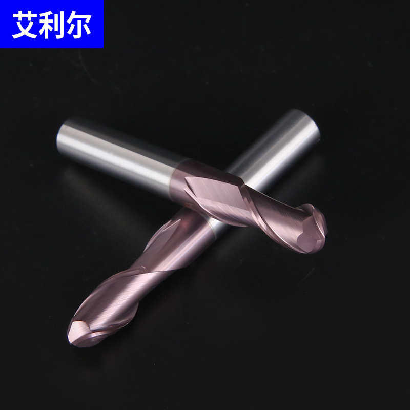 62度高硬球刀球头立铣刀2刃钨钢合金圆头球形r1r2r3r4r5r6r8r9r10