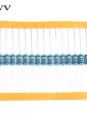 75R82R91R100R110R120R130R150欧姆1%金属膜电阻1/6W1/4W1/2W1W3W