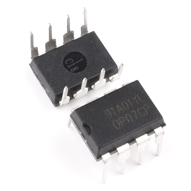 OP07CP OP07 直插 低噪音运算放大器 封装DIP8 低偏移运放IC芯片