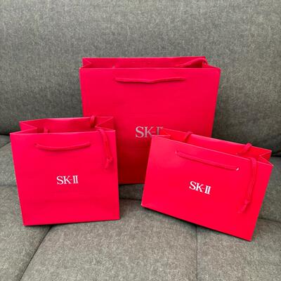 正品sk2护肤品礼袋礼盒空盒子