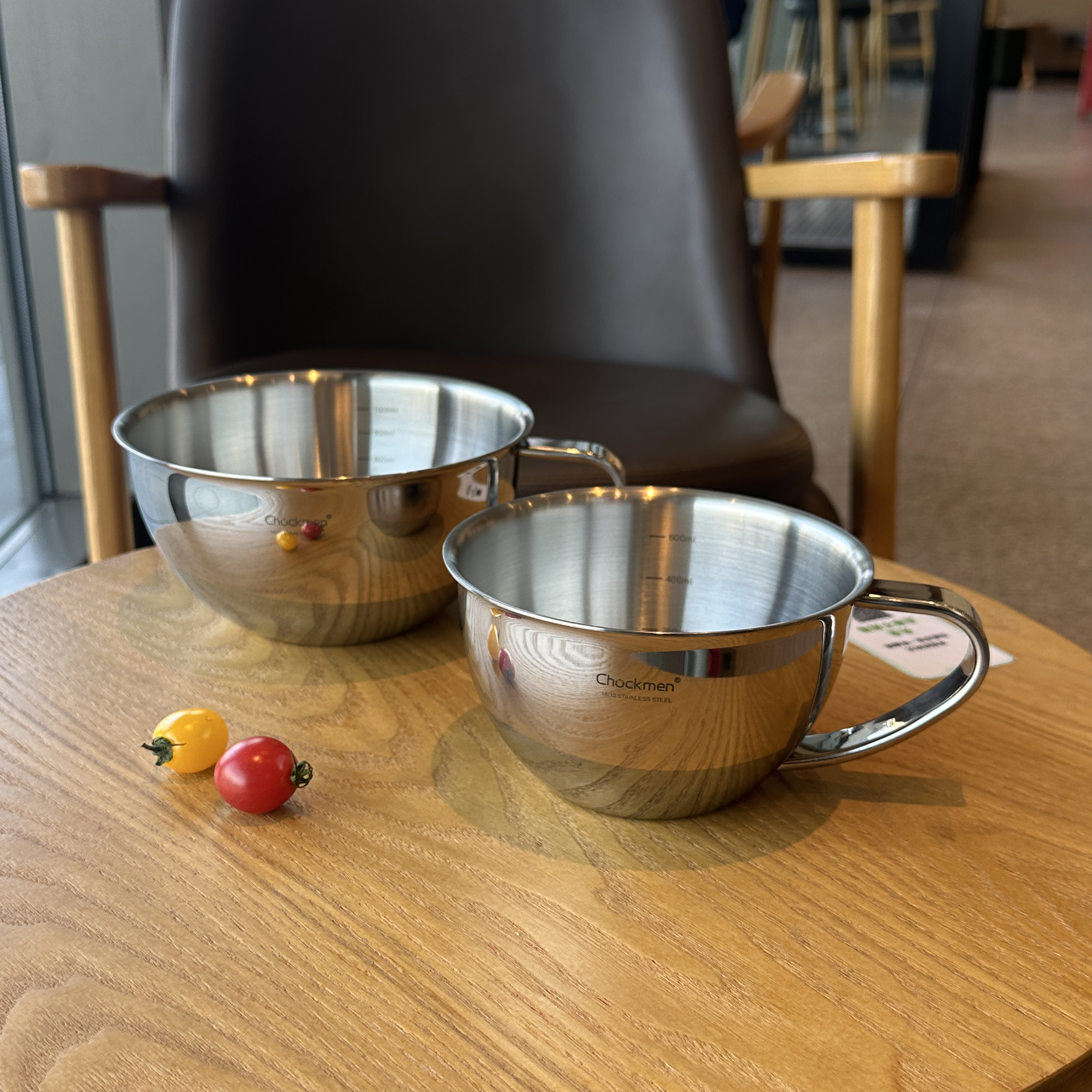 304不锈钢带手柄多用碗大肚杯