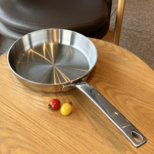 28cm Chockmen卓德铭18 10不锈钢3.5mm无涂层直边煎盘煎锅20