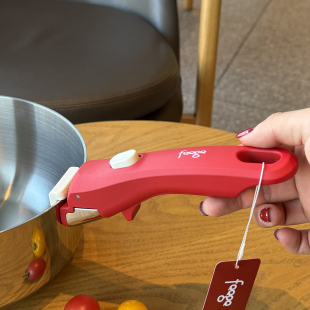 tefal可拆卸锅把手平底锅分离式 fal魔法防烫锅夹 可脱卸活动手柄t