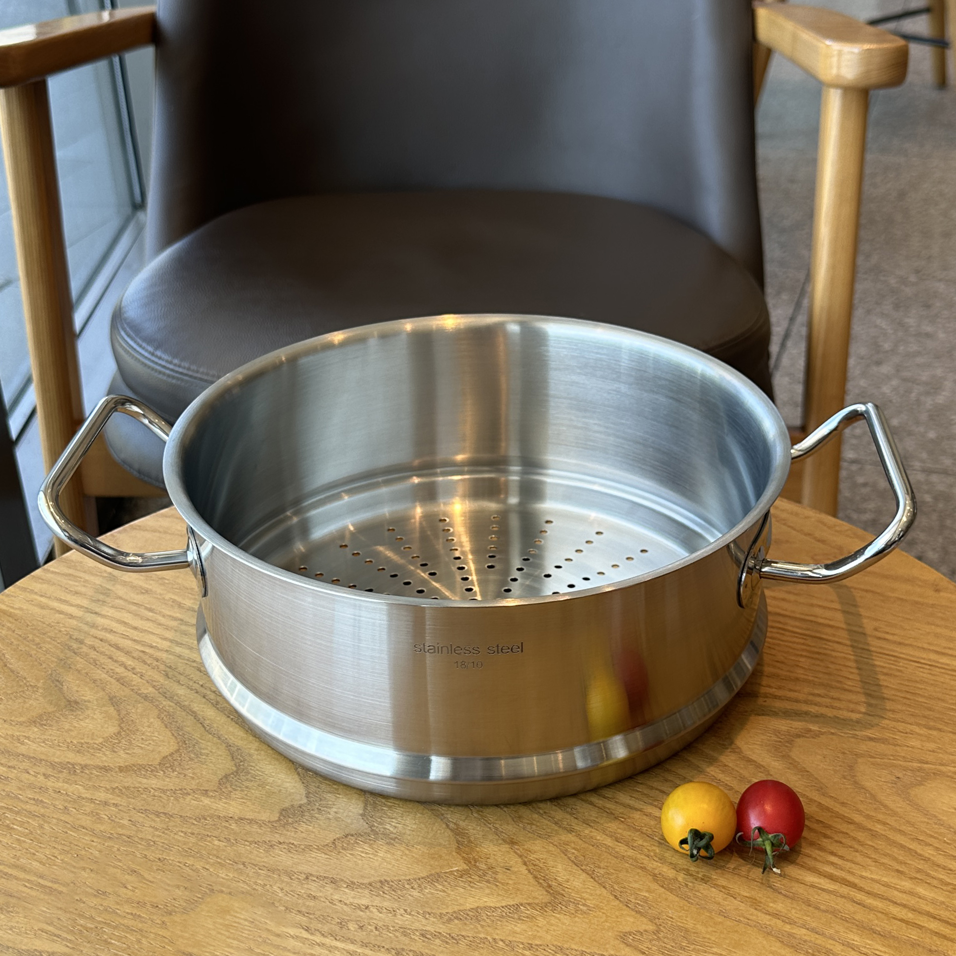 304不锈钢加厚蒸格24cm