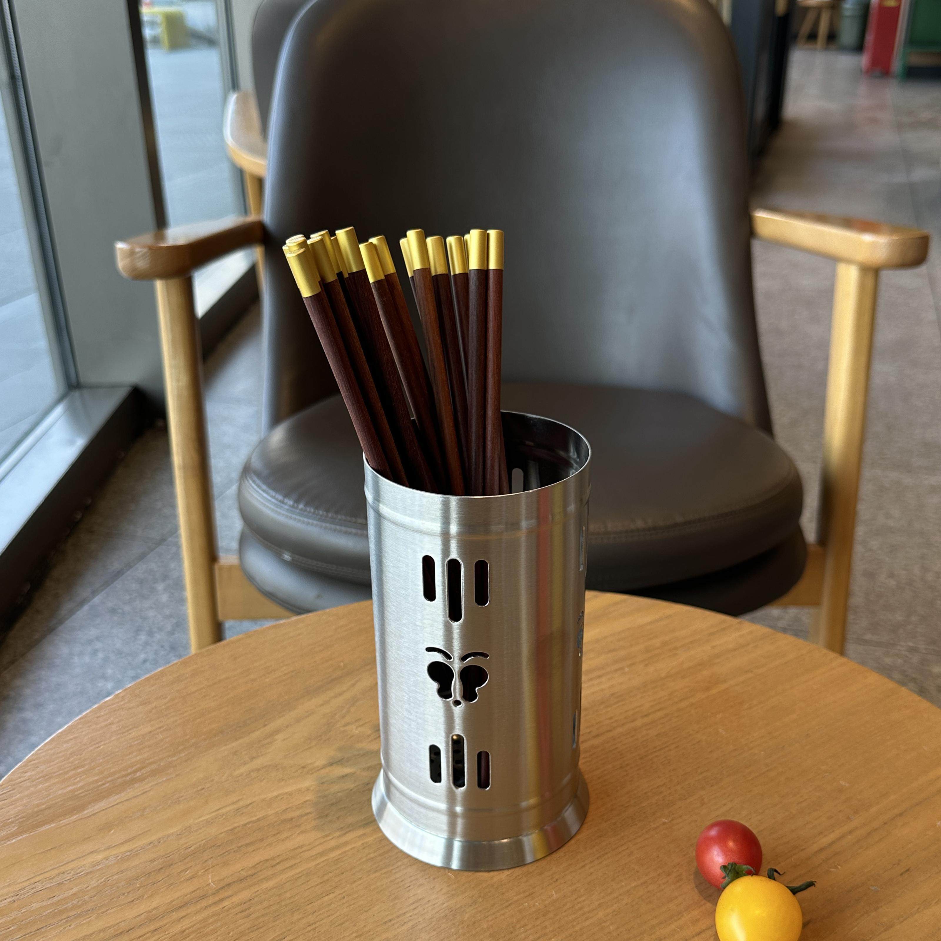 牛货！出口单 18/10不锈钢筷子筒筷笼收纳筷子架创意厨房餐具笼子,餐饮具,餐具笼/架,淘宝优惠券,粉丝福利购,淘宝优惠卷