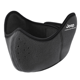 jeep吉普德绒骑行防风面罩男士冬季电动车护耳朵保暖口罩包耳罩男
