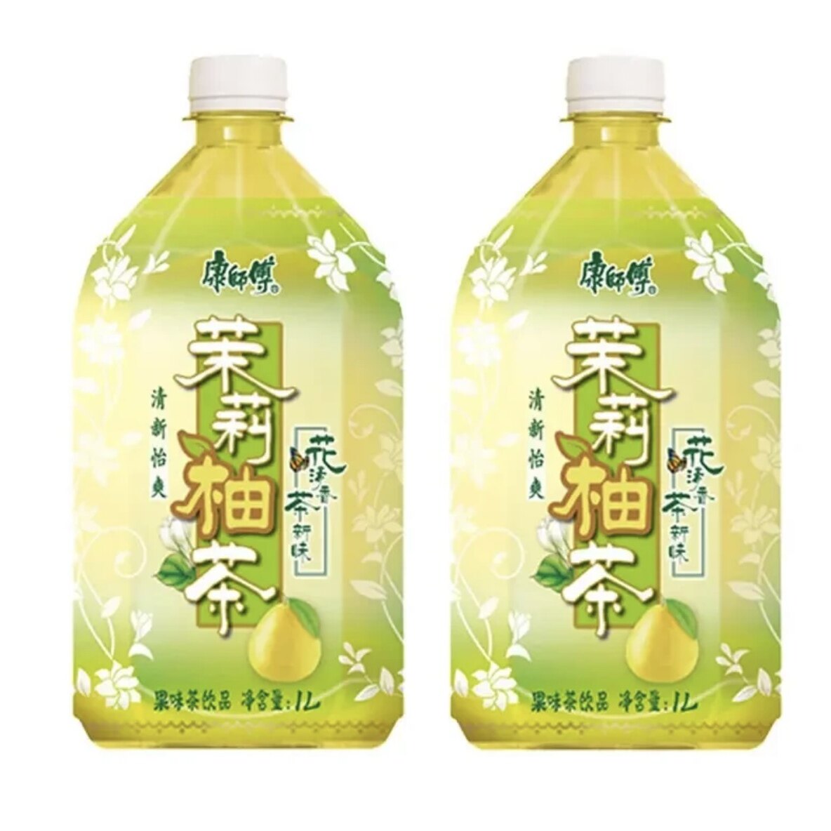 康师傅饮料茉莉柚茶1000ML*12瓶一整箱茶饮品