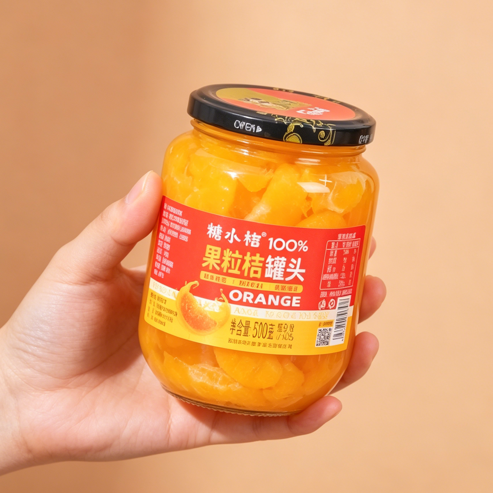 桃小妞黄桃2罐+桃小妞橘子2罐