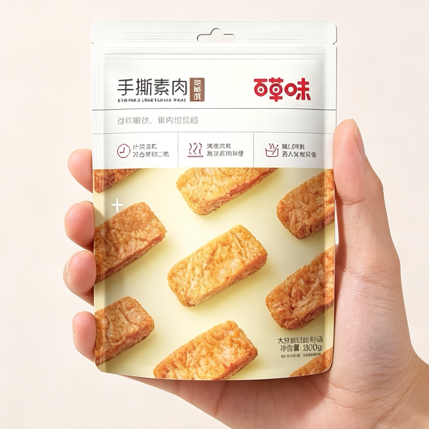 香辣味/烧烤味手撕素肉干200g豆腐干素食辣条豆干休闲零食