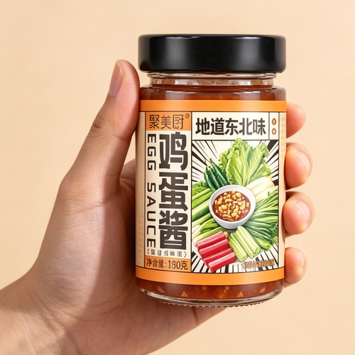 聚美厨东北鸡蛋酱正宗大酱蘸酱菜三明治饭包酱油风味