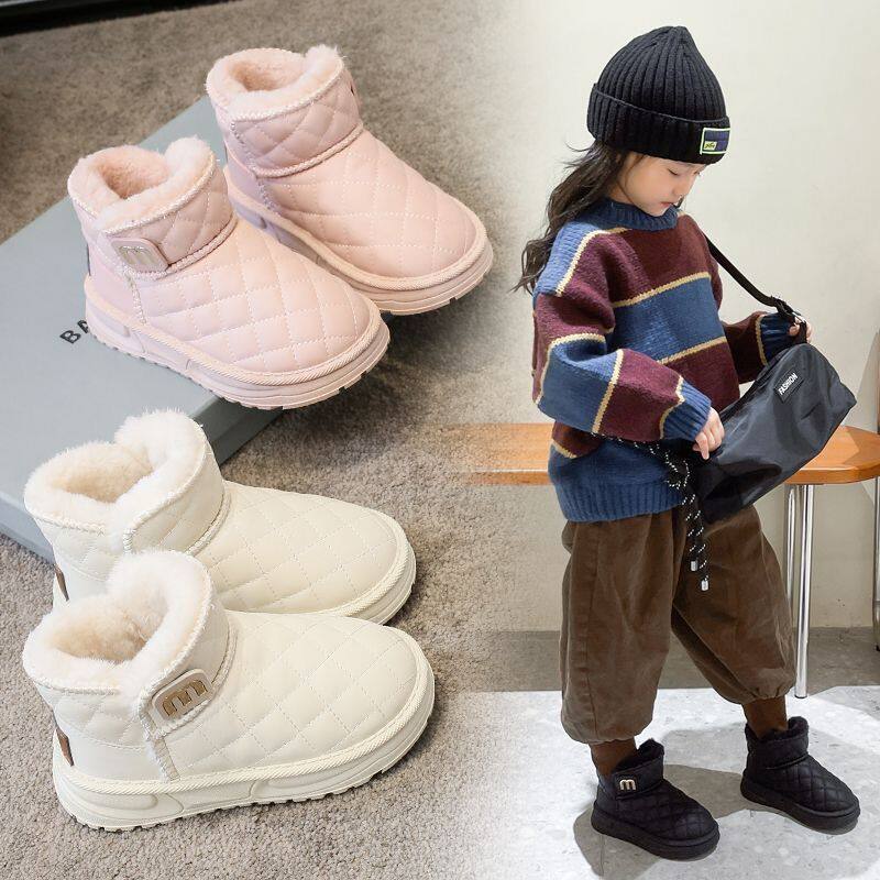 女童雪地靴冬季2024新款