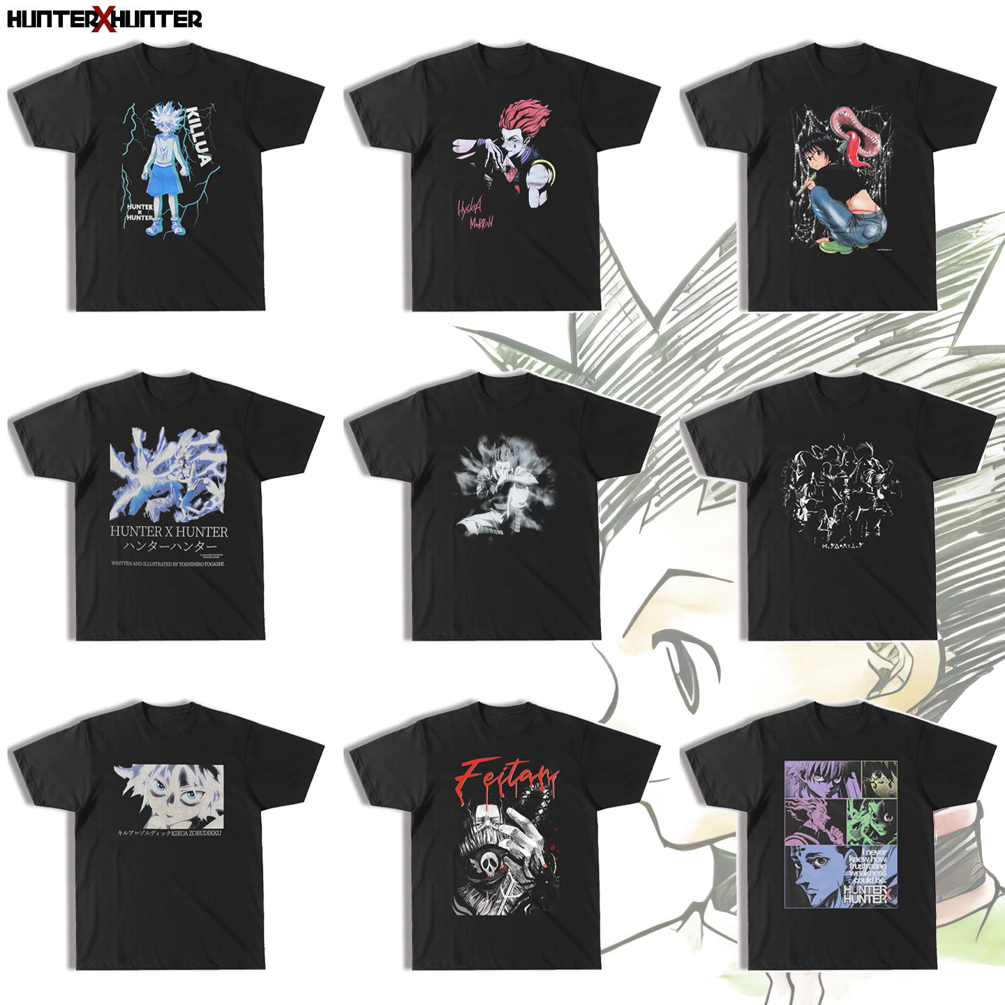 动漫全职猎人男女短袖T恤半袖