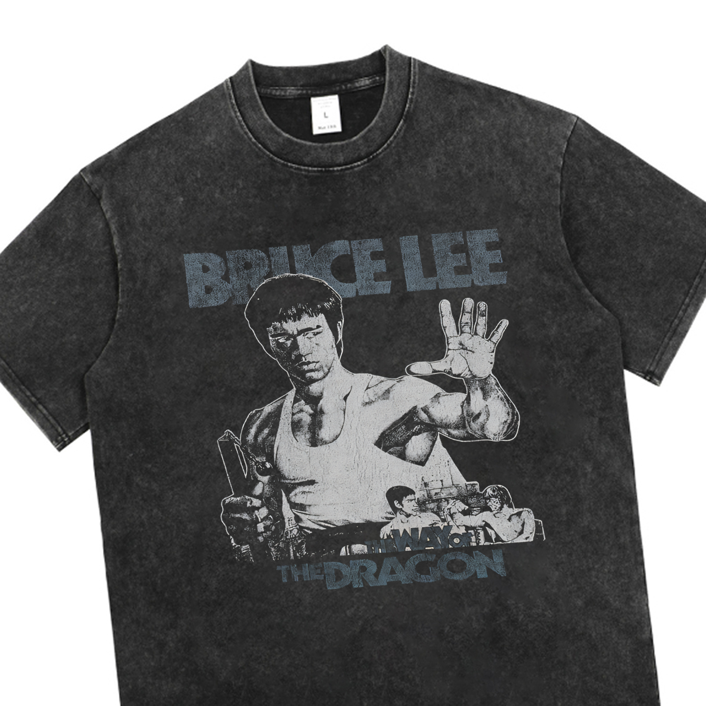 猛龙过江李小龙纯棉短袖男女T恤