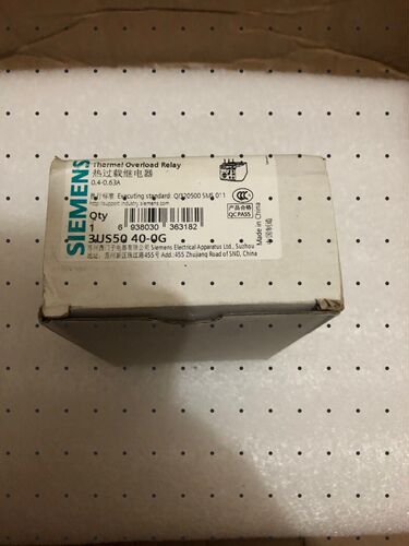 西门子 3US5040-0G 热继电器 3US 3US50