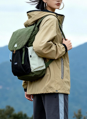 Across轻便户外旅行双肩包女防水大容量电脑背包外出露营徒步书包