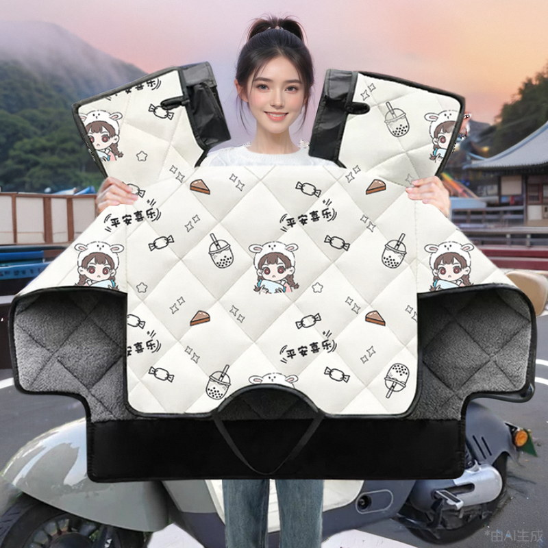 专用绿源MQQ7电动车挡风被冬季