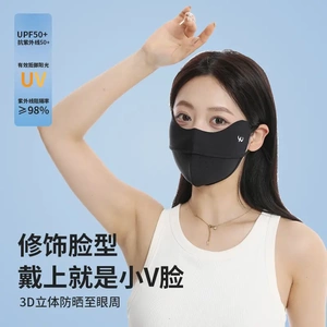 朽忆配饰春夏季节防晒防风护眼角面膜口罩女士亲肤3D立体透气面罩