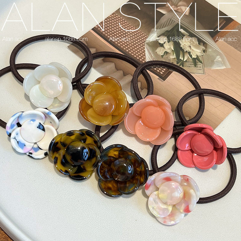 阿斓法式FRANCE玫瑰花朵~醋酸发圈扎发头绳丸子头高马尾皮筋发饰,饰品/流行首饰/时尚饰品新,发饰,淘宝优惠券,粉丝福利购,淘宝优惠卷