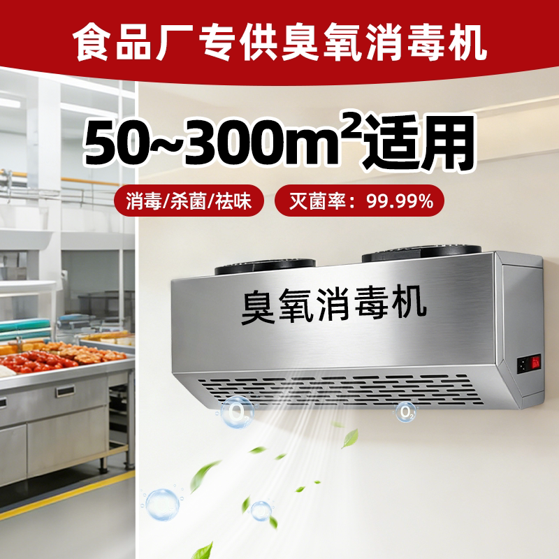 suncook臭氧发生器去异味空气净化器食品厂车间壁挂式臭氧消毒机