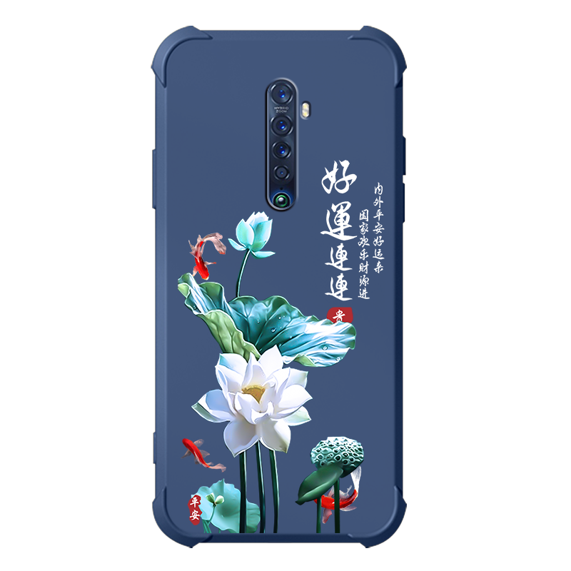 好运莲莲opporeno2手机壳reno2z保护套renoace2气囊防摔renoz硅胶全包reno10倍变焦版男女款潮