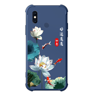 适用小米8手机壳新款小米8青春版保护套8屏幕指纹版四角气囊防摔小米8se硅胶全包网红潮流高端气质创意手机壳