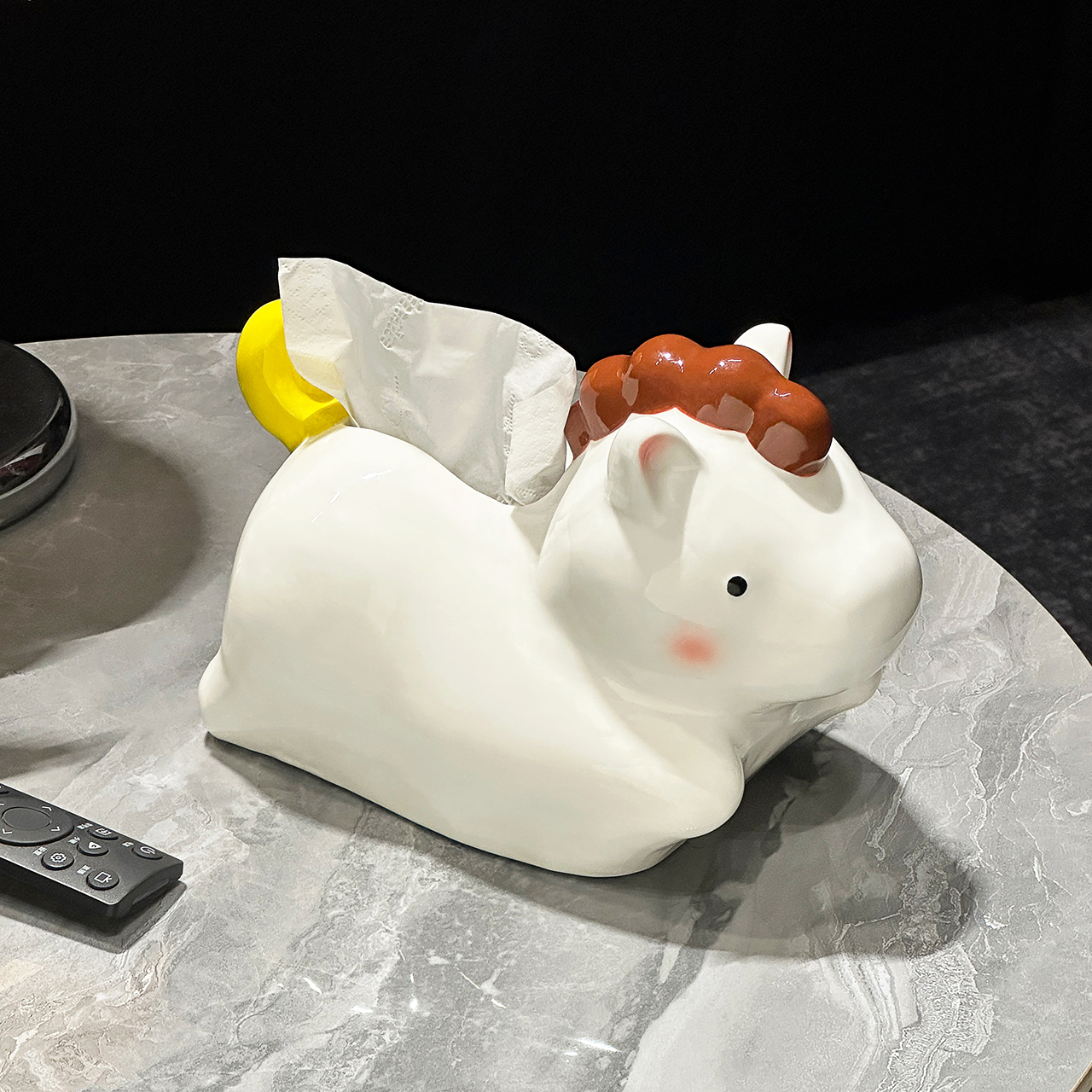 高颜值创意马上有钱纸巾盒家用