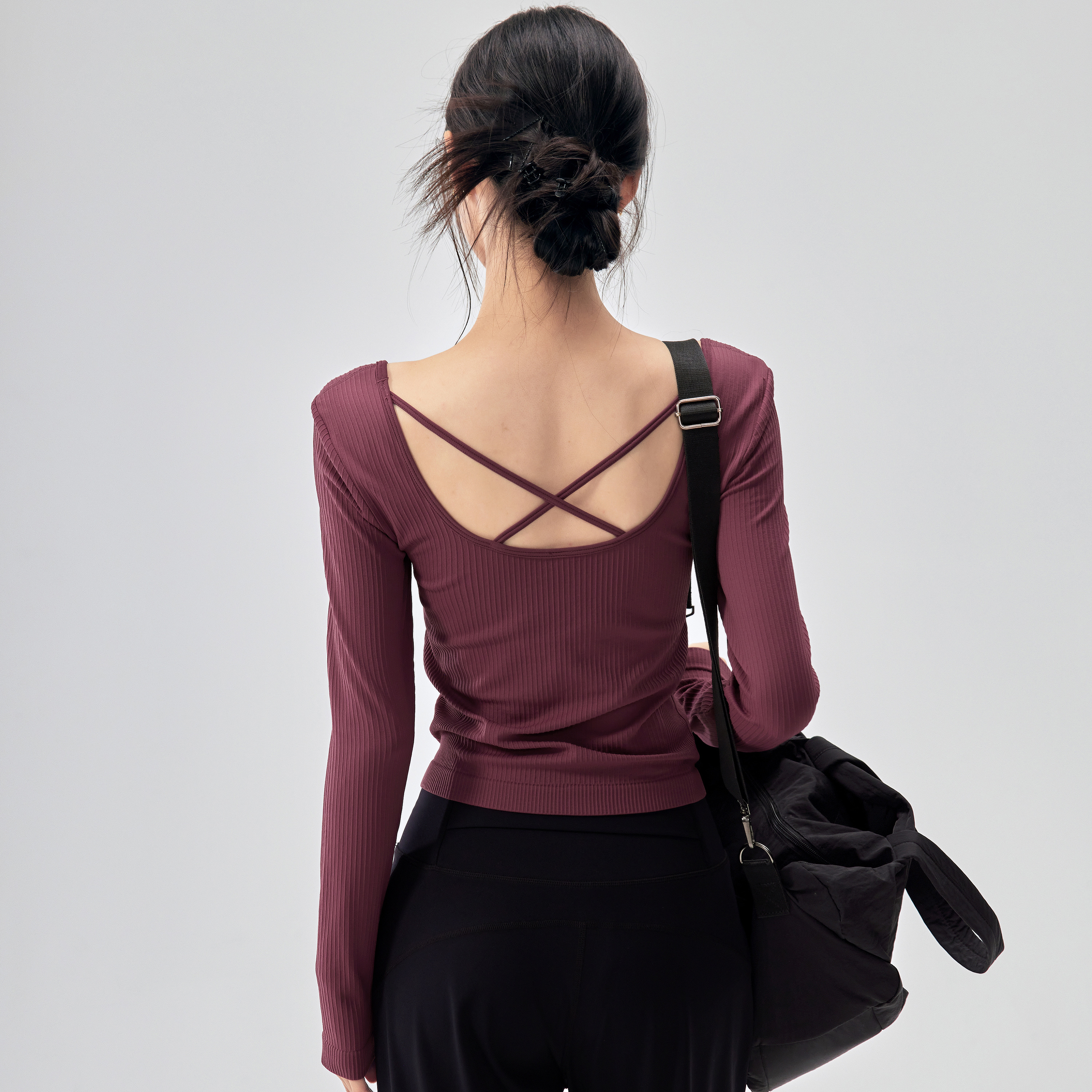 LULUVURU美背瑜伽服带胸垫显瘦