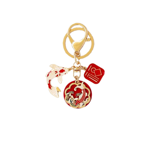 加油励志锦鲤钥匙扣金榜题名挂件逢考必过挂件生日礼物书包吊坠