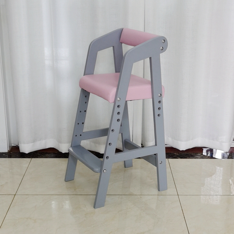 实木儿童餐椅可升降成长型宝宝吃饭座椅婴儿餐椅学生学习椅高脚椅