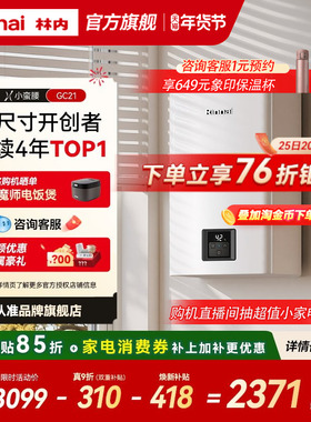 [小蛮腰恒温]林内燃气热水器家用天然气安全洗澡静音13升16升GC21