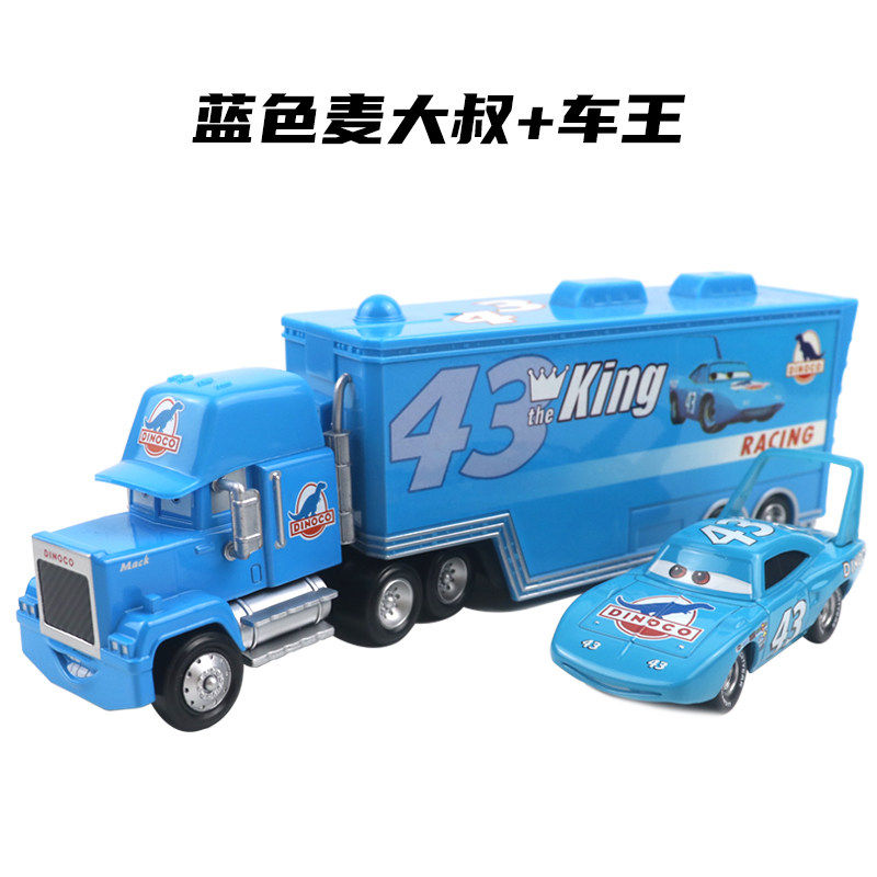 正版闪电麦昆国产麦大叔mack95号货柜车王组合汽车总动员赛车玩具