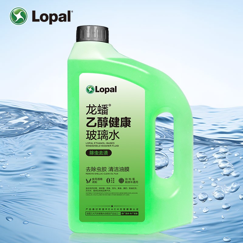 龙蟠乙醇型除虫渍玻璃水2L 油电氢汽车通用 快速除虫胶树胶鸟粪图片
