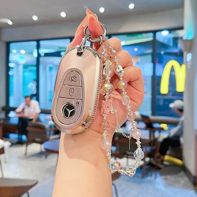 25款奔驰C级C260L钥匙套新E300L车c200l壳GLC300/GLA车钥匙保护套