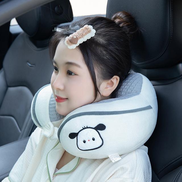 可爱透气旅行颈枕便携U型枕成人护颈枕神器飞机坐车护脖子枕头夏图片