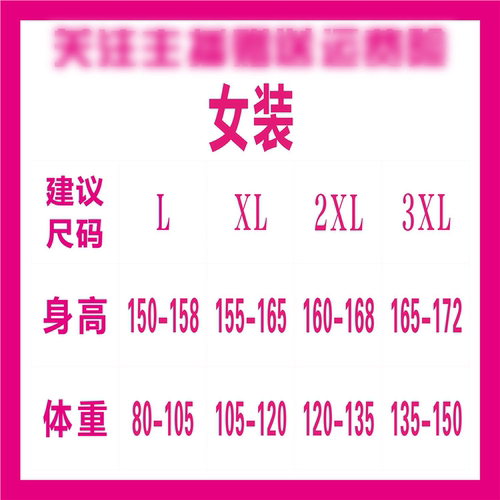 女装男装尺码表海报展板服装尺码对照表墙贴墙纸装饰画KT板