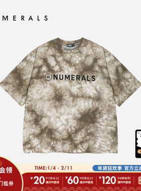 NUMERALS T恤2025夏季新款运动休闲简约印花男士休闲服289392