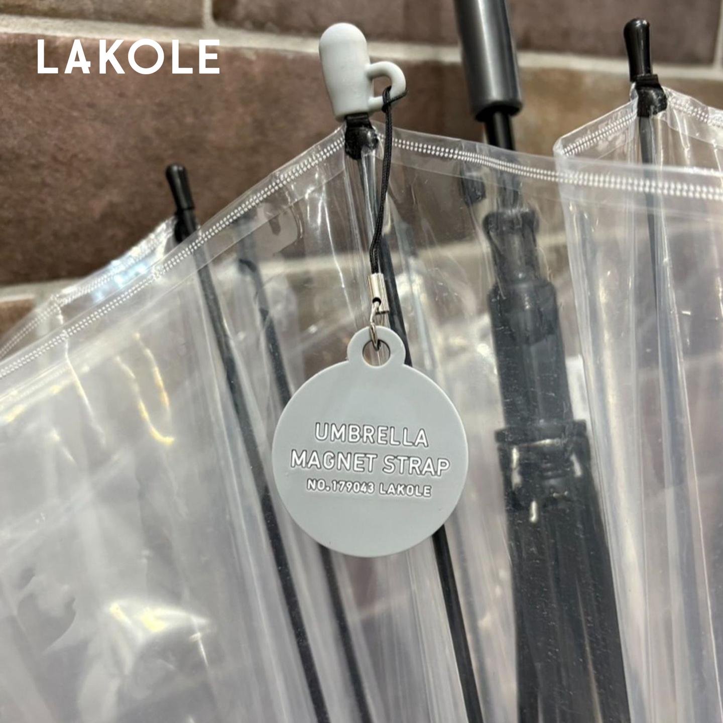 LAKOLE 挂牌2025新款简约小众多色圆形伞磁性挂件493705