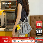 ...单肩包2025新款 niko and 创意通勤便携子母包挎包499090