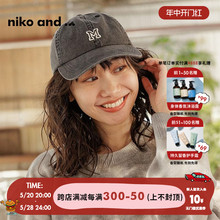 时尚 and 街头鸭舌刺绣通勤棒球帽991440 …帽子女2024新款 niko