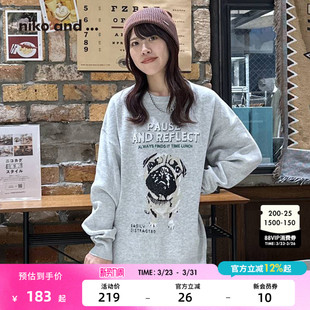 and 休闲长袖 ...毛衣男女同款 新款 上衣594081 2025冬季 niko