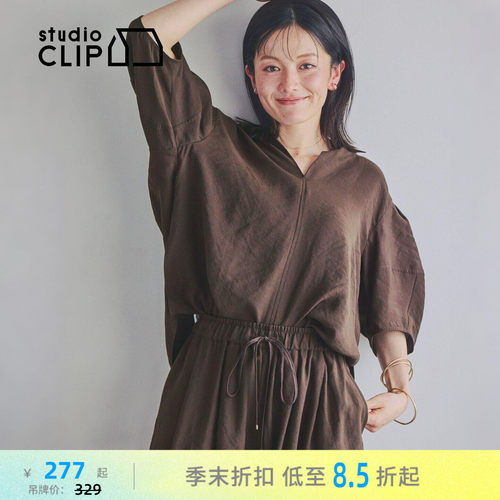 泡泡袖褶皱宽松上衣 田园温柔氛围感