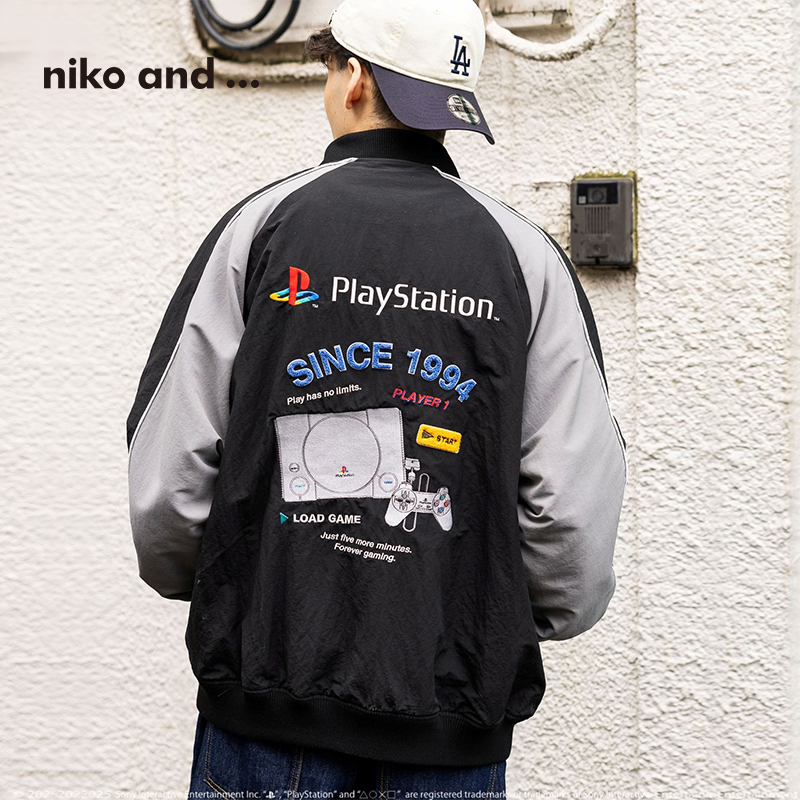 niko and ...PlayStation限定合作系列外套棒球服284227