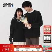 WORK 圆领内搭情侣款 毛衣男女同款 GLOBAL 25冬季 新款 针织衫 581134
