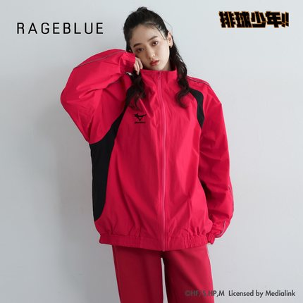 RAGEBLUE排球少年联名2025秋冬新款流行运动休闲夹克服318695