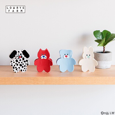 LOWRYS FARM MOJOJOJO联名系列2025新款抓夹可爱鲨鱼发夹598021