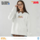 GLOBAL 圆领印花棉质套头卫衣635590 新款 WORK 柯南联名系列26春季