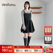 裙摆少女裙子321189 新款 博主同款 Heatherich连衣裙女2026春季